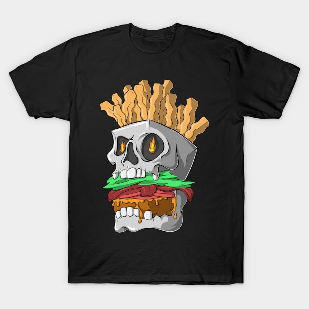 Fast Food Fast Track T-Shirt by GCS Designs